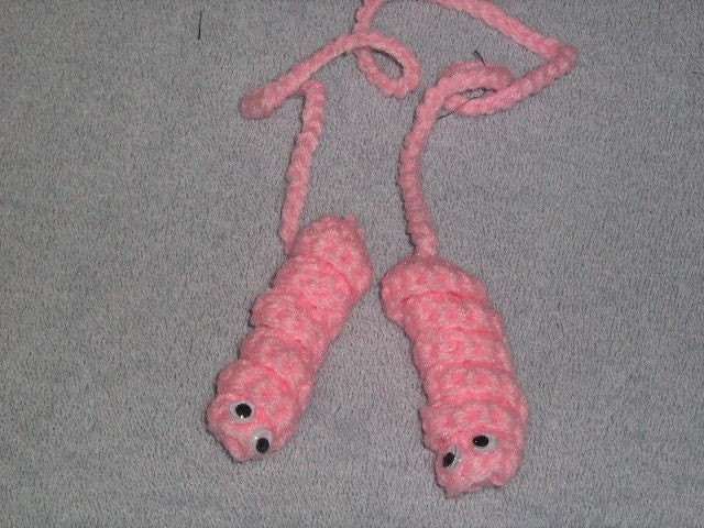 Pink Double Bookworm Bookmarks