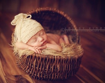 Scrunchy top hat for NEWBORN photography b