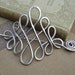 Large Looping Celtic Crossed Knots Aluminum Hair Pin, Barrette, Hair Slide, Shawl Pin - Long Hair Accessory, Celtic Knot Fashion Accessories