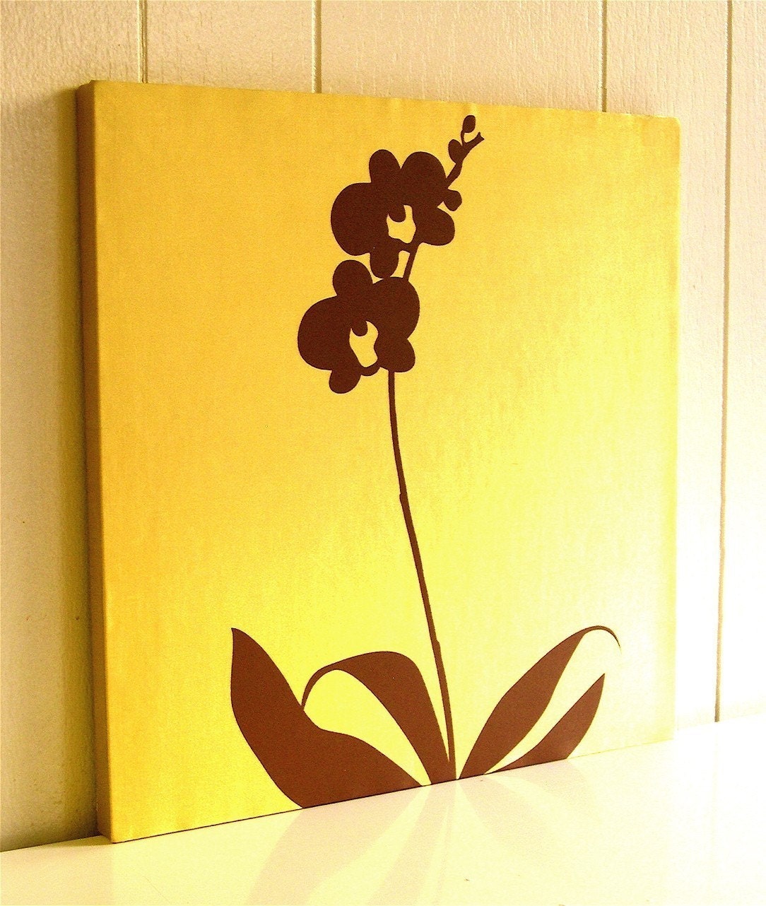 Yellow Orchid Wall Art