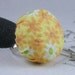 EMERY Pincushion Ring - White Orange Daisies