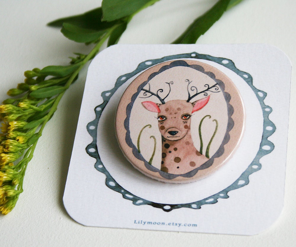Dear Deer (Pinback Button)