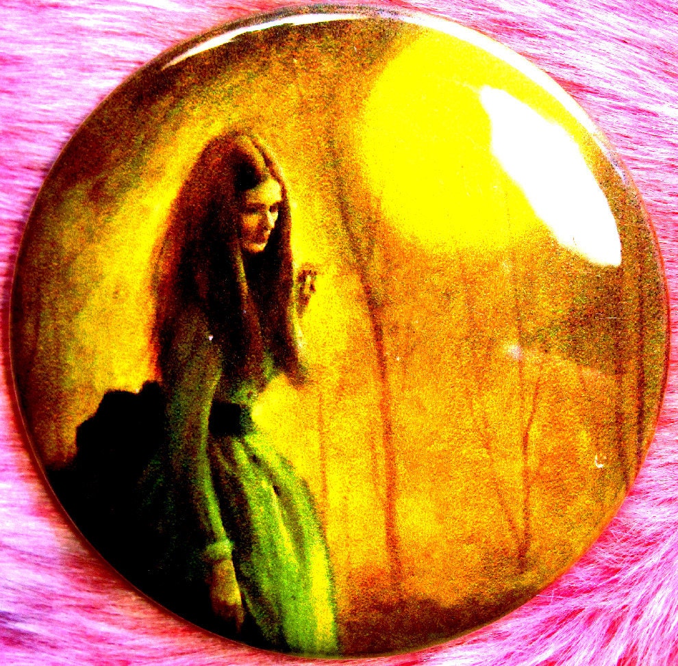 Pocket Mirror - Vintage Gothic Romance - Quicksilver Pool