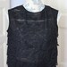 50s or 60s black lace top
