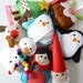 felt pom pom snowman decoration