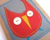 Owl Journal . Pocket Sized Moleskine . Lined Pages