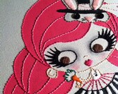 Miss Lenora and Pips Victorian style Steampunk Digital Embroidery Pattern