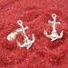 Sterling Silver Anchor Cufflinks