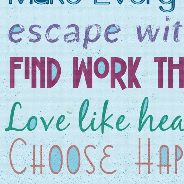 Live Life With Positivity Motivational And Inspirational Art Typographic Print