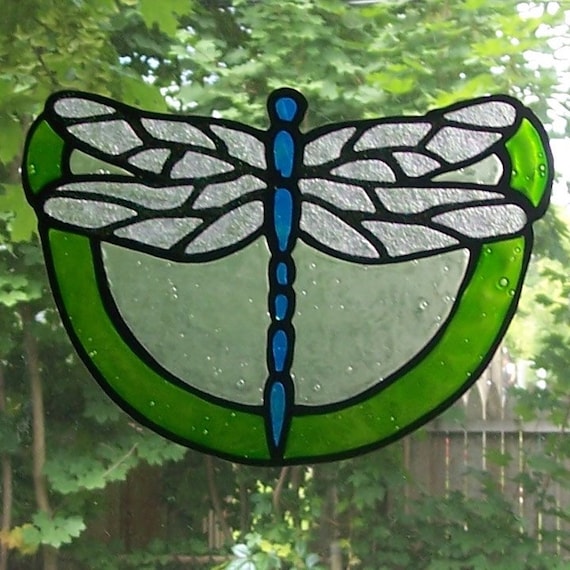 faux stained glass window decal dragonfly by pixiewings on faux stained glass window decal dragonfly by pixiewings on