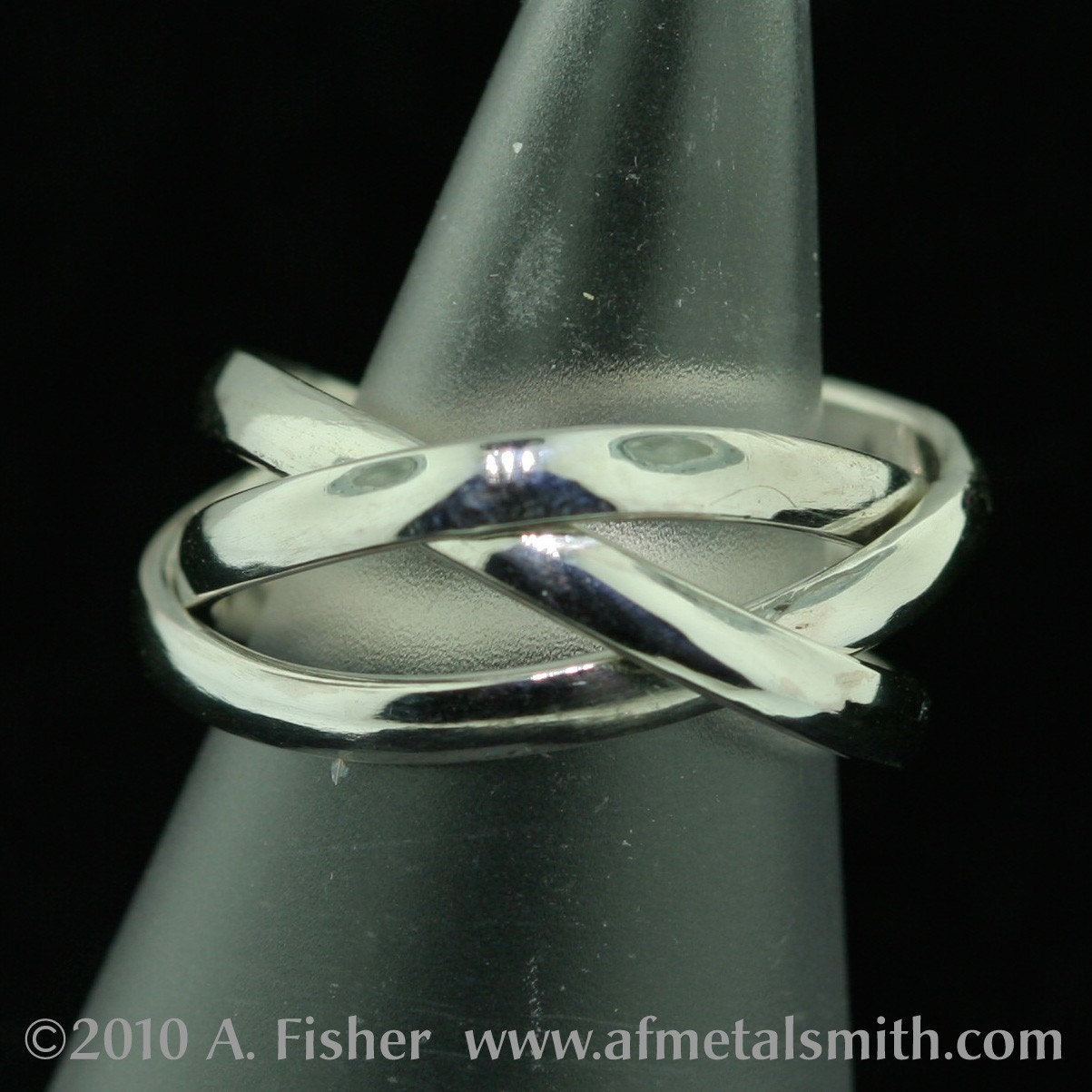 Borromean Rings in Sterling Silver