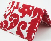 Business Card Case Holder Wallet - Red Amsterdam Folk