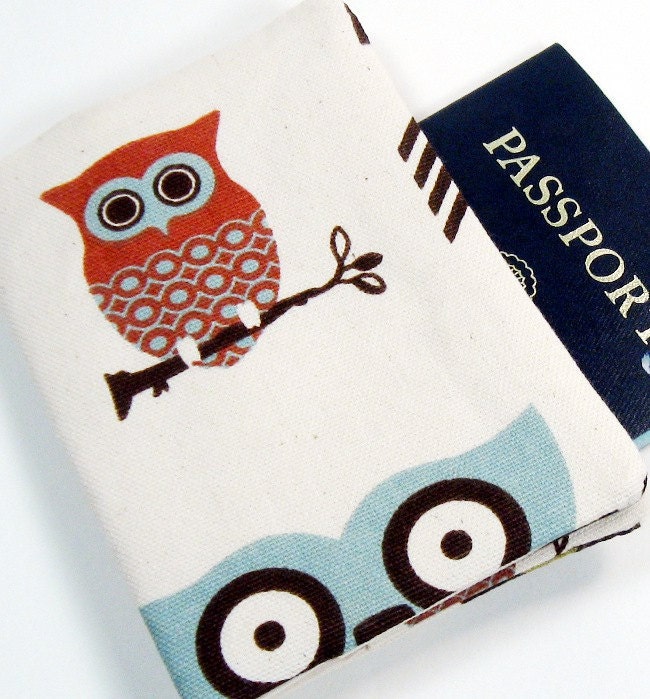 Passport Cover - Hooty Owl