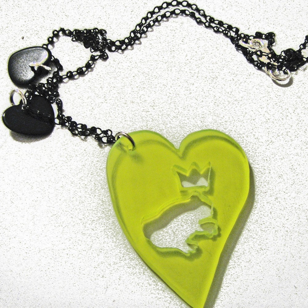 Green Frog Prince Necklace