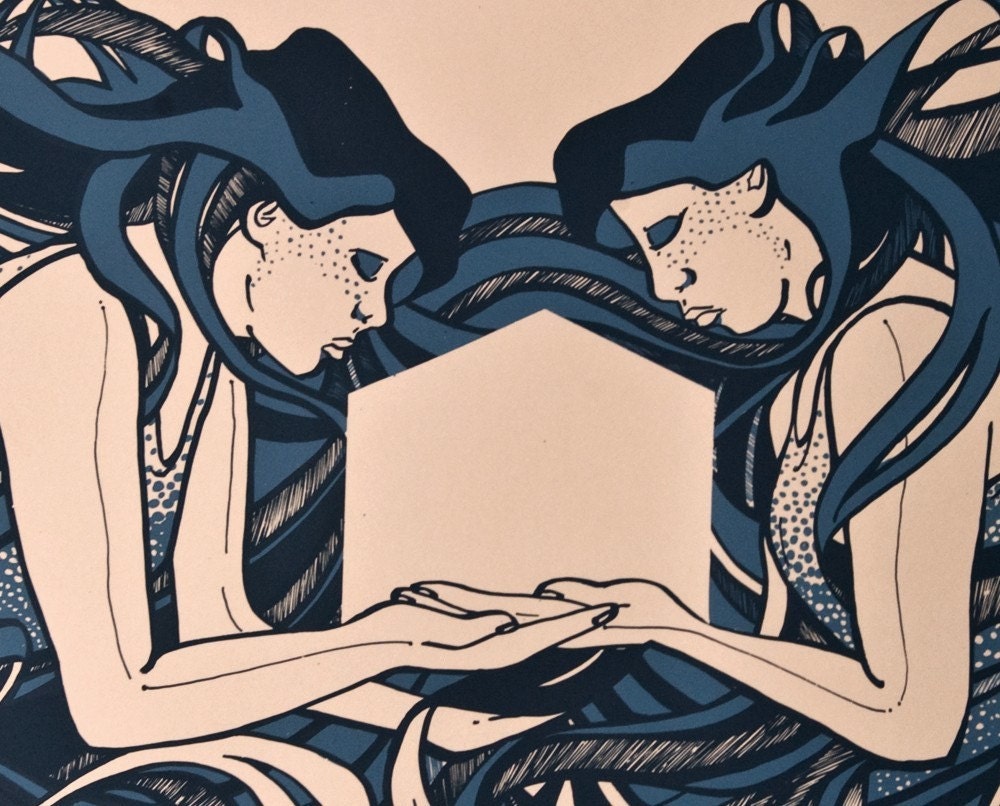 Safe as houses - original silkscreen print