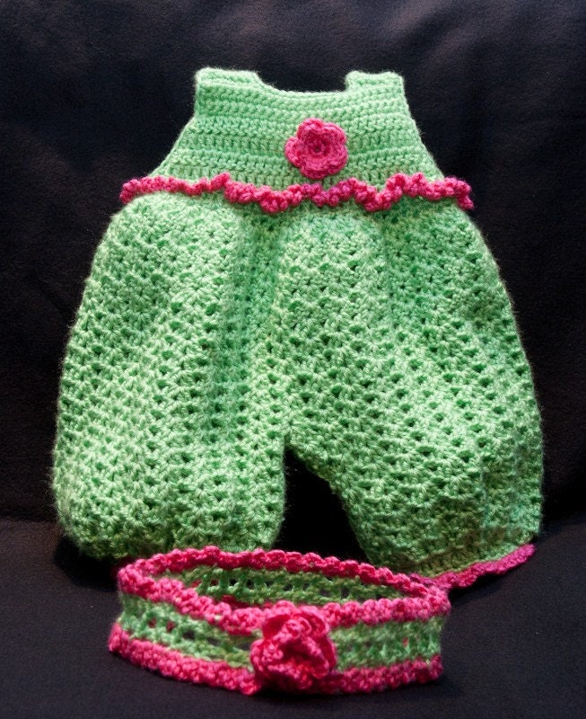 Vintage inspired, Baby Romper with matching Headband