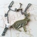 Bunny Rabbit Necklace Antique Brass Necklace - Some Bunny Loves You - Vintage Inspired