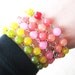 Red and Blue Beaded Candy Jade Bracelet - Sailor Jerry
