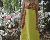 Butterflyin hemp and cotton sun dress