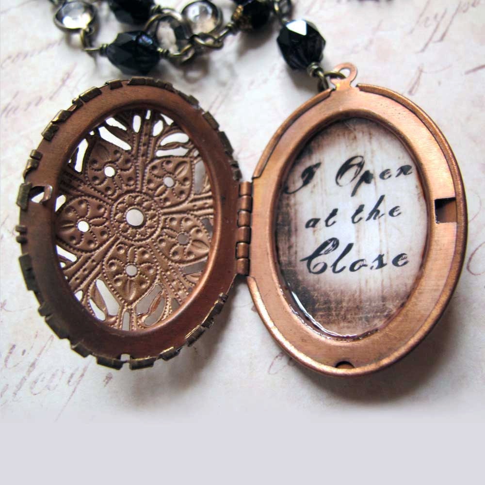 I Open At The Close Horcrux Resin Locket Deathly Hallows Harry Potter