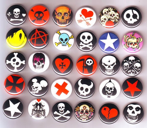 punk buttons