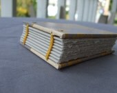Mini Recycled Grey and Yellow Journal