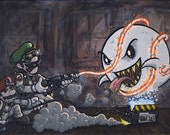 Boobusters Mario and Luigi as Ghostbusters