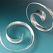 spiral earrings ... large