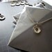 custom silhouette necklace . medium size . two pendant