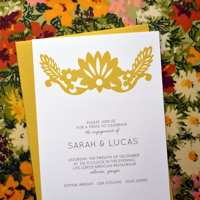 Papel Party Invite