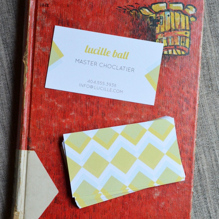 50's Diamonds Calling Cards