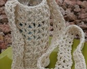 Naturally Practical -- CUSTOM Cotton Water Bottle Carrier -- you choose colorway -- SHIPS in 3 days