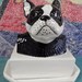 Boston Terrier box planter