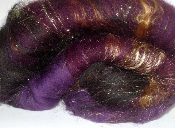 sari - sw wool silk bamboo batts 3 ozs