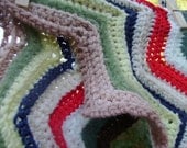 Crocheted Zig Zag Scarf  4
