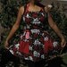 Vintage Inspired Skull and Roses Full Apron