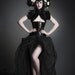 Fetish Queen Gothic Victorian Noir Burlesque PVC Shrug English Eccentric Couture LA STREGA Fantasy Futuristic Cyber Torture Garden
