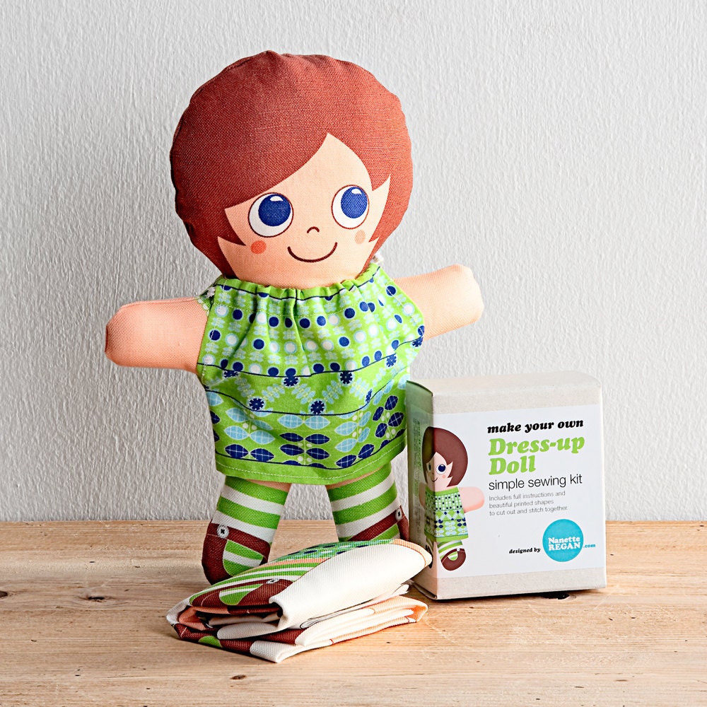 Make Your Own Dress Up Doll Sewing Kit