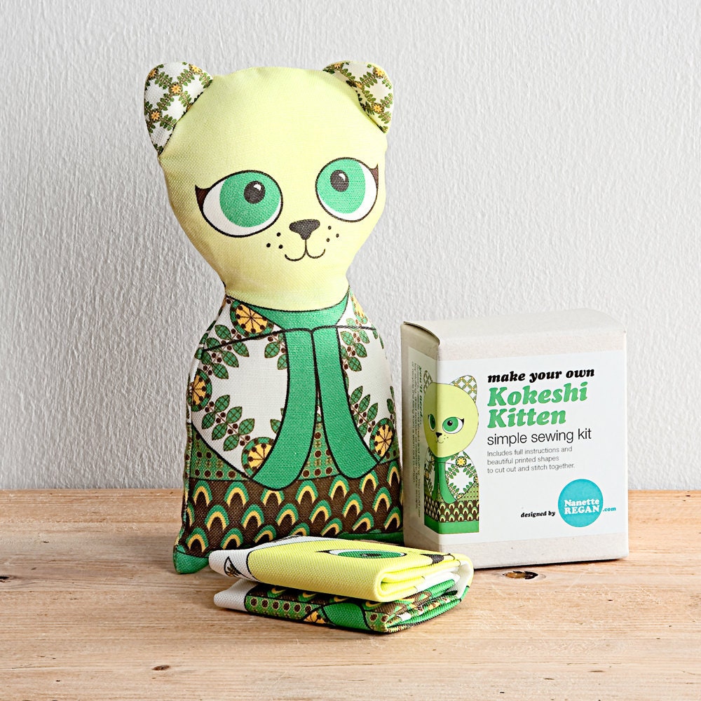 Make Your Own Kitten Sewing Kit