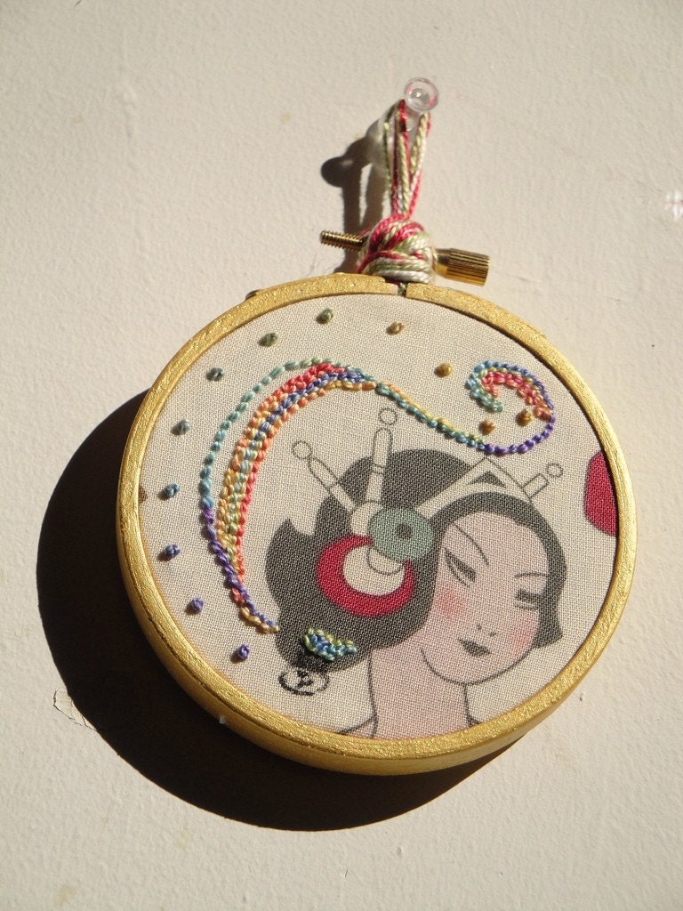 Song of Songs No. 7 - Mini Decorative Fiber Art