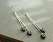 chevron earrings arrow geometric design minimalist jewelry