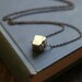 pyrite necklace geometric jewelry in statement nugget design