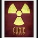 Science Art Print 8x10 Marie Curie, Science Poster, Steampunk Art, Scientist Art Poster, Radiation Art, Radioactivity Wall Decor, School Art