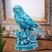 Arboretum Series - Ceramic Blue Jay with Peking Turquoise Blue crackle glaze