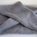 Grey Cowl Hood Gray Wool Bamboo NIKKI