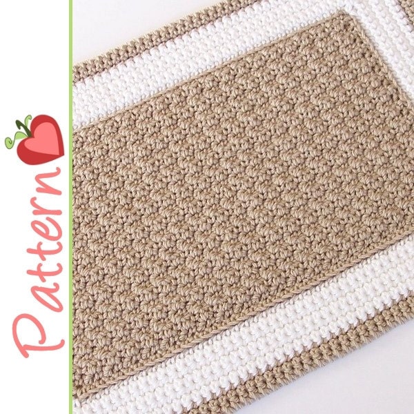 Rectangle Rug Crochet Pattern pdf, A Quick to Stitch Project