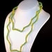 Turquoise, Lemon, and Lime Twist ... Necklace . Bracelet . Summery . Ndebele Rope . Tubular Herringbone . Bright . Sunny . Beadwoven