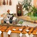 Kitchen Utensil Set Salad Servers by Baerreis Hand Carved Set- unstained Natural Cherry - Signed