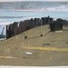 January Melt, Lost Dog Hill, Original Landscape Collage Painting on Paper