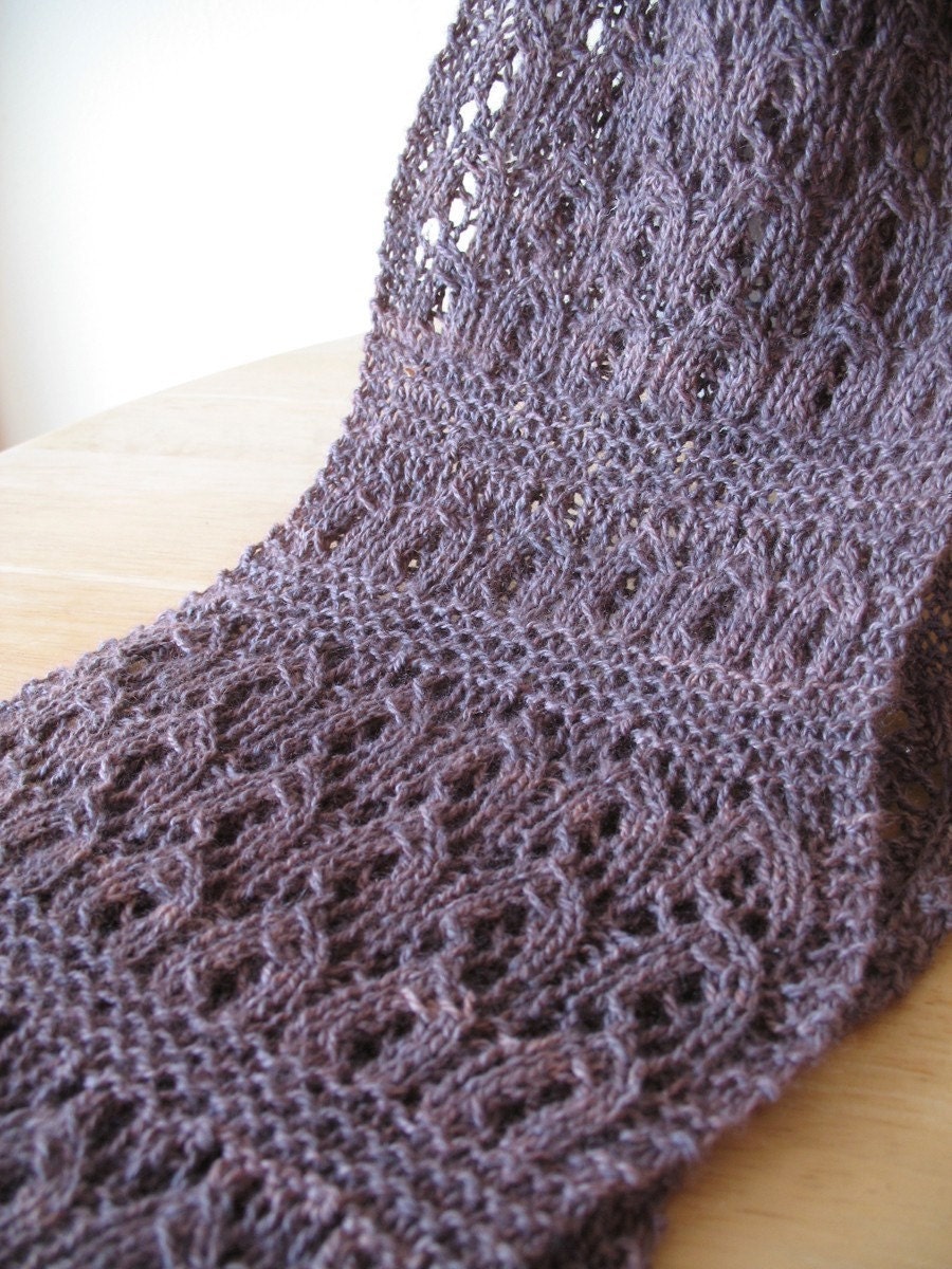 Honeybunch Lace Scarf Knitting Pattern